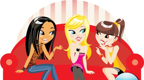 girlie-chit-chat-vector